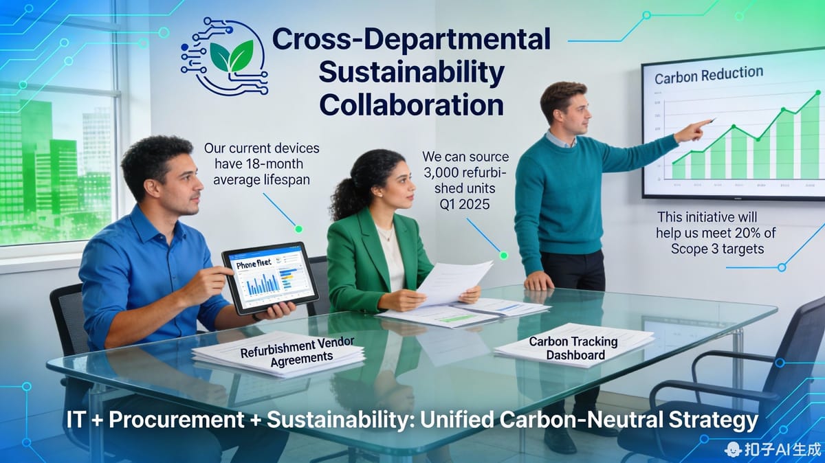 The 2026 Carbon-Neutral Blueprint: Measure and Offset Your Refurbished Phone Fleet