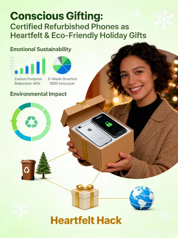 The Heartfelt Hack: Why a Refurbished Phone is the Ultimate Act of Eco-Love in 2026